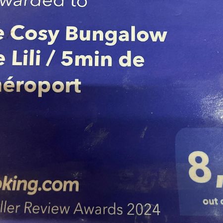 Le Cosy Bungalow De Lili / 5Min De L'Aeroport Лез-Абим Экстерьер фото