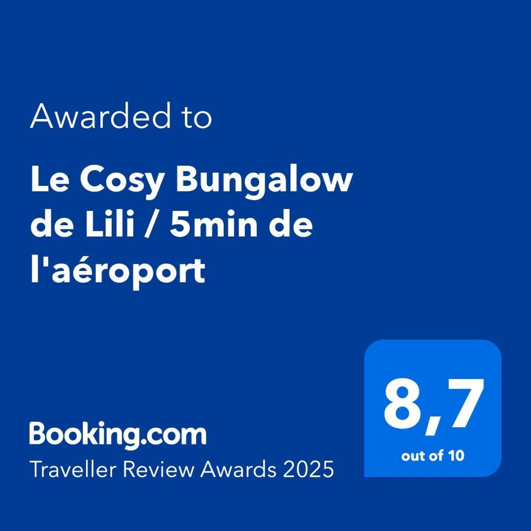 Le Cosy Bungalow De Lili / 5Min De L'Aeroport Лез-Абим Экстерьер фото